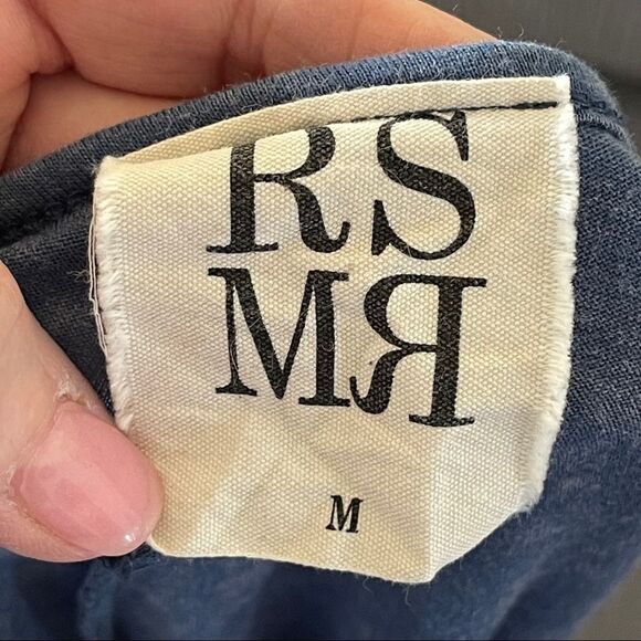 RSMR Cold Shoulder Cotton Crochet Detail Top-M - Picture 7 of 8